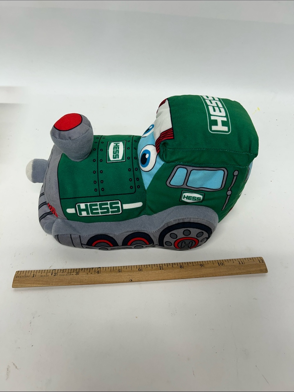 Green Plush Toy Train- Kids Toy HESS